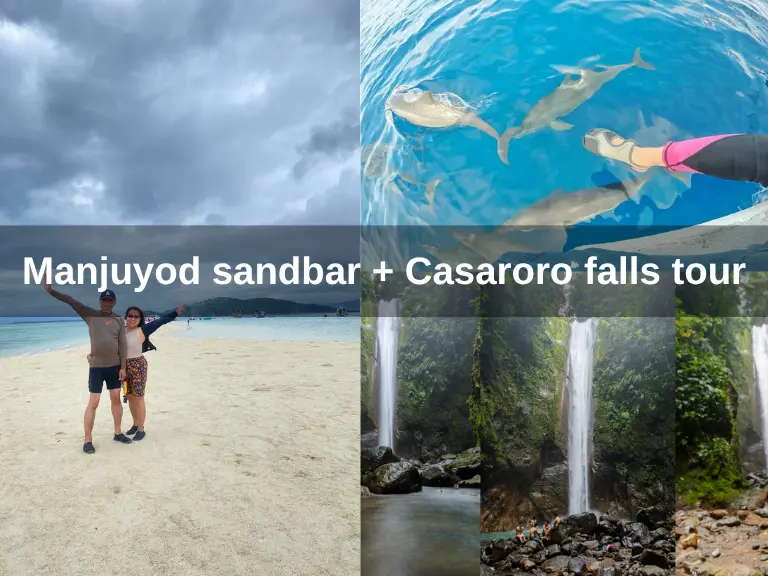 Manjuyod sandbar + Casaroro falls tour