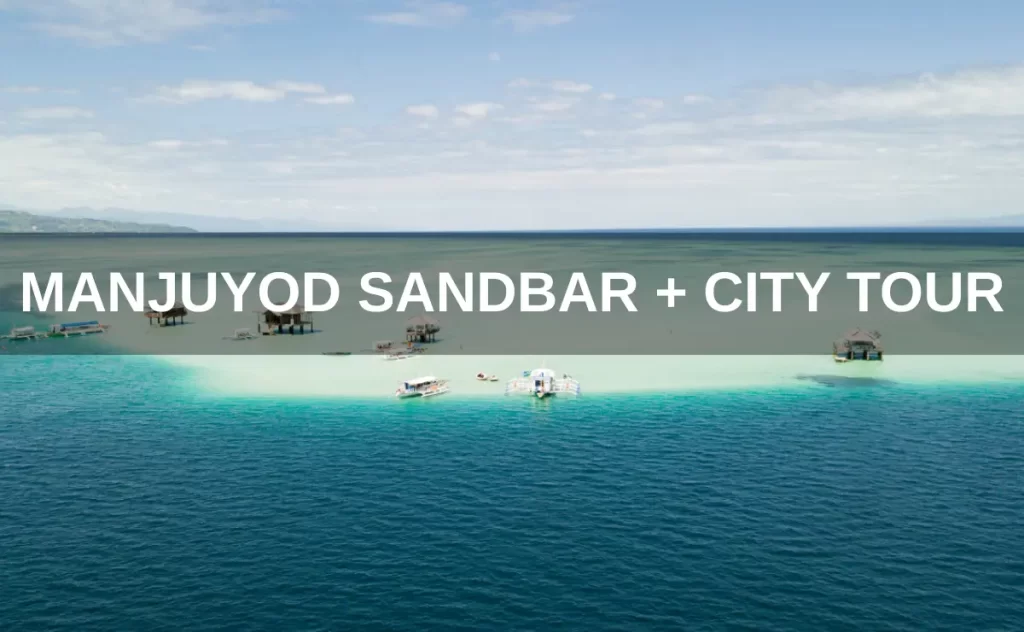 Manjuyod sandbar with free city tour