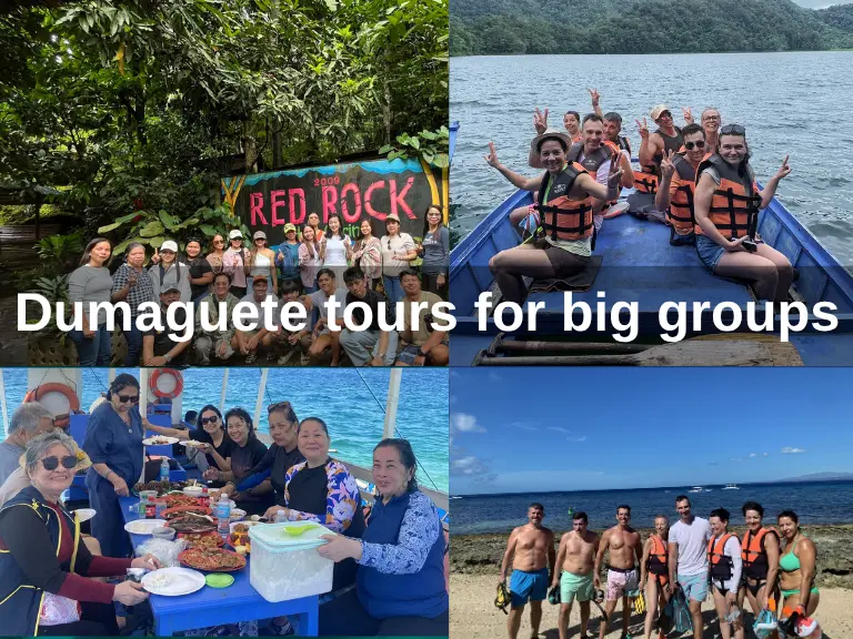 Dumaguete tours for big groups