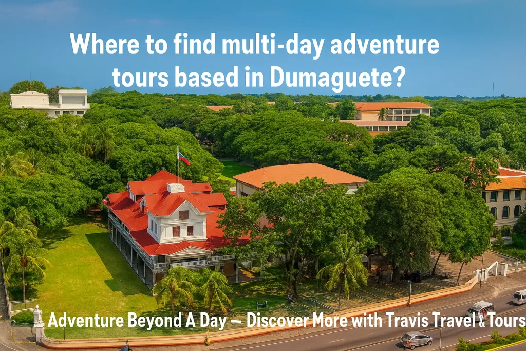 Where to find multi-day adventure tours based in Dumaguete